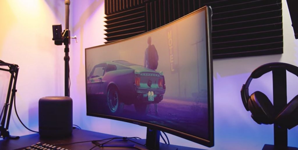GIGABYTE G34WQC 34 144Hz Ultra-Wide Curved Gaming Monitor Design