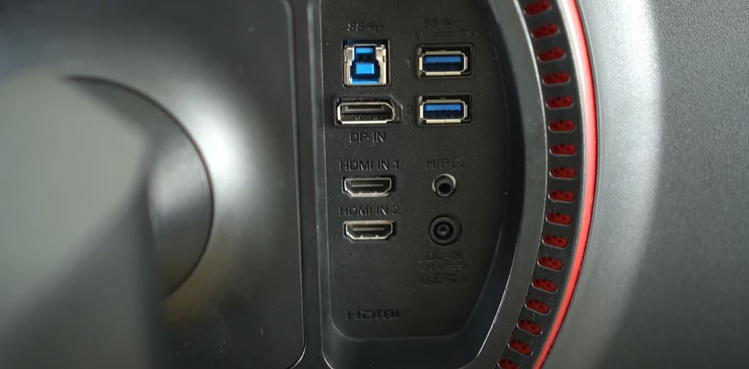 LG 34GP83A-B Connectivity